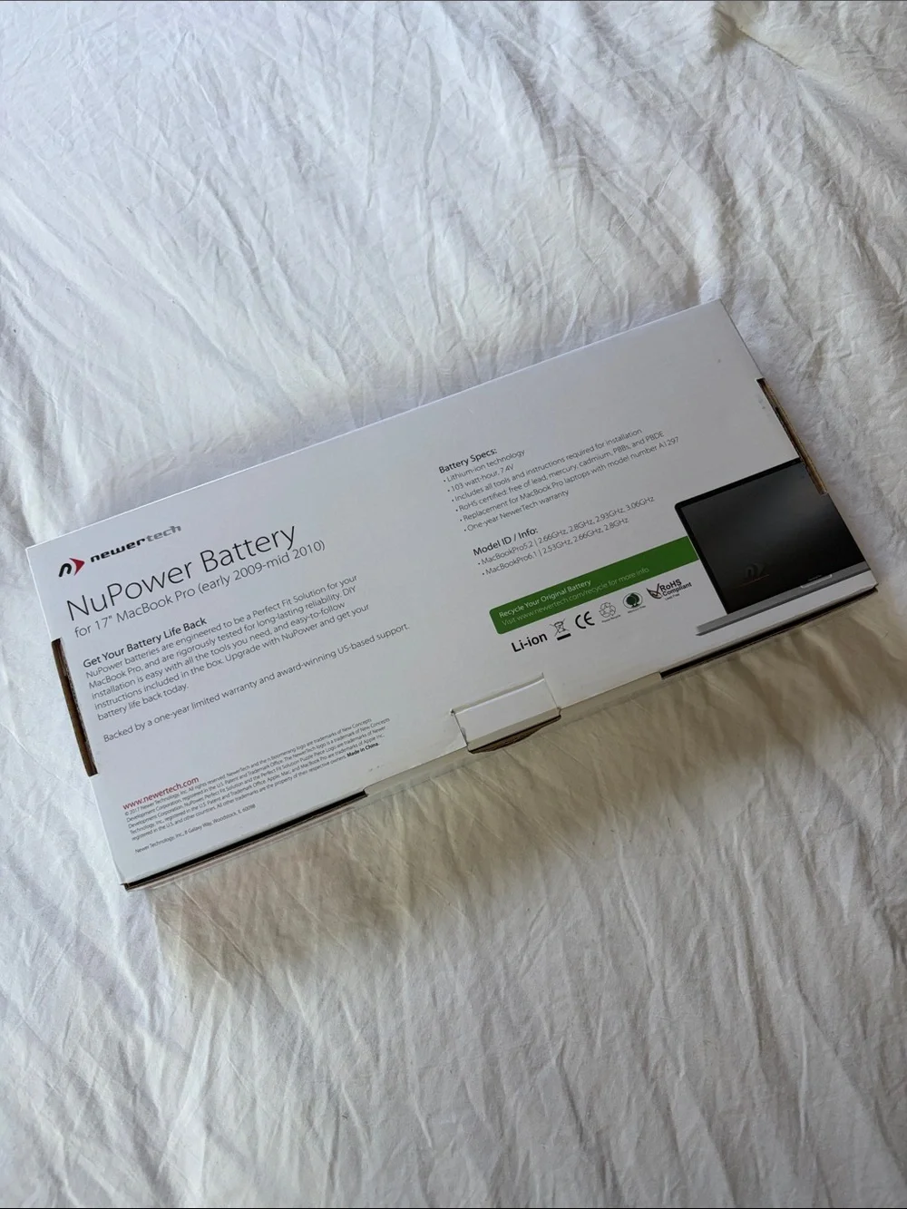 NuPower Battery for 17